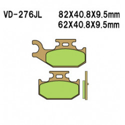 Колодки тормозные Vesrah VD-276JL