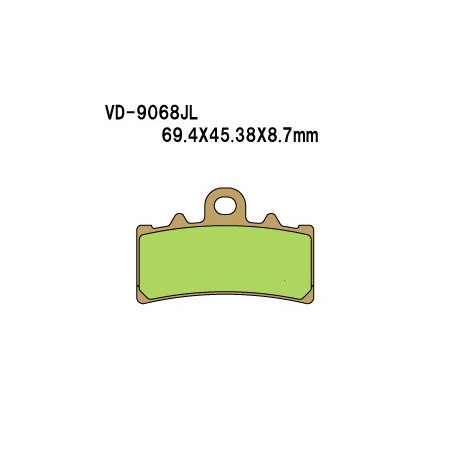 Колодки тормозные Vesrah VD-9068JL