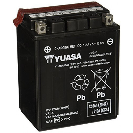 Аккумулятор Yuasa YTX14AH-BS