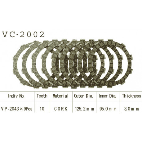 Диски сцепления VC-2002