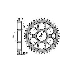 Звезда PBR 4522-38 LD Ducati