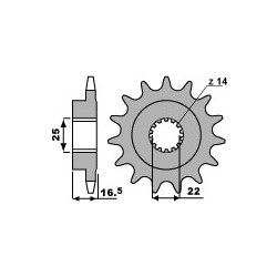 Звезда PBR 2114-14 (JTF741-14)